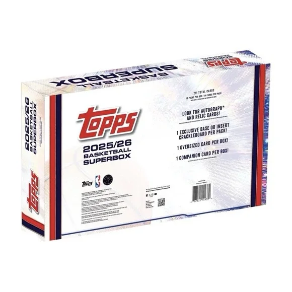 2025-26 TOPPS NBA Flagship Collection Superbox Box (212 Cards) Basketball New - Picture 3 of 3